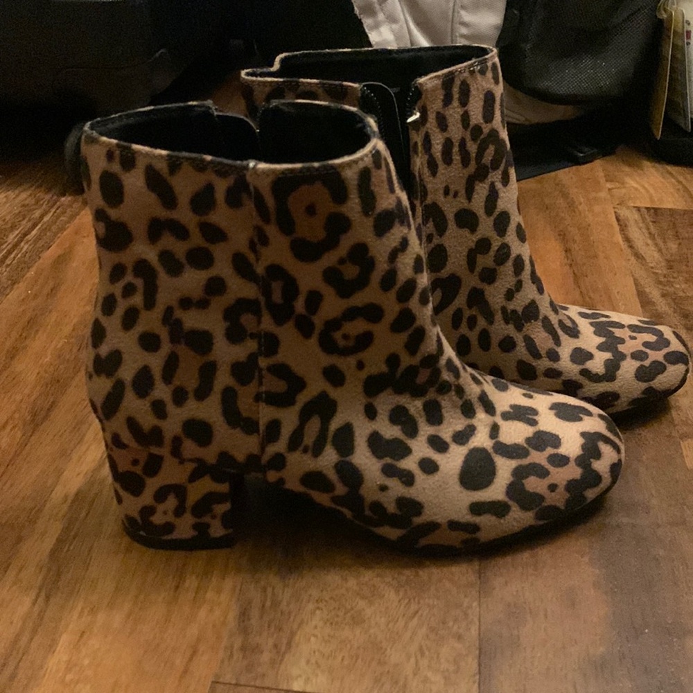 Cheetah Print Boots